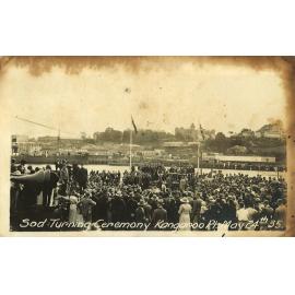 Story Bridge - Turning The First Sod - Kangaroo Point - 1935