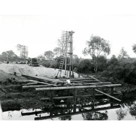 McDowell's Bridge - New Bridge Construction Progress - South Pine Road - Enoggera.