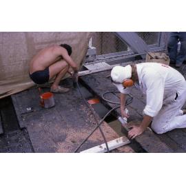 Resurfacing of Walter Taylor Bridge - Indooroopilly. 1981