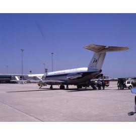 Prime Minister of Australia - Royal Australian Air Force Jet Aeroplane - Brisbane Airport.
