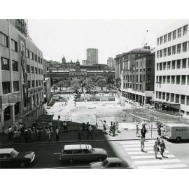 View Post Office Square under Construction - 1970