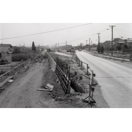 Widening of Ipswich Road at the Hamilton Road Intersection - Moorooka - 1965