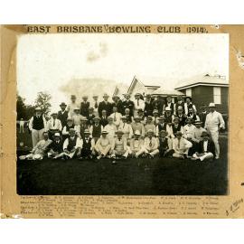 East Brisbane Bowling Club Members - 1914