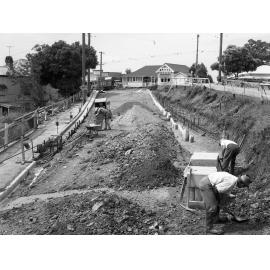 Installing Traffic Lights at Webster Road and Stafford Road Intersection  - Stafford - 1964