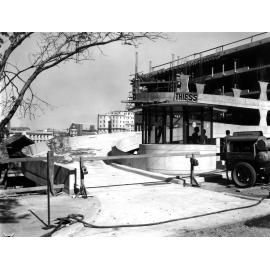 Wickham Terrace Car Park Construction Progress - Spring Hill - 1961
