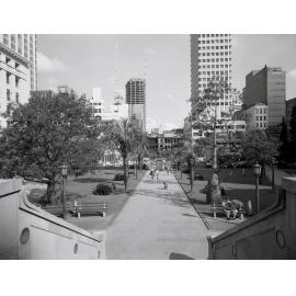 Anzac Square from Ann Street - 1976