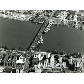 Victoria Bridge - Aerial view of Construction - 1968