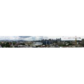 Panoramic View along Vulture Street - South Brisbane - 1991