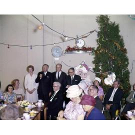 Lord Mayor Clem Jones Attending Pensioners Christmas Party - City Hall.