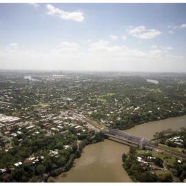 Aerial View of Walter Taylor Bridge - Indooroopilly - 1995