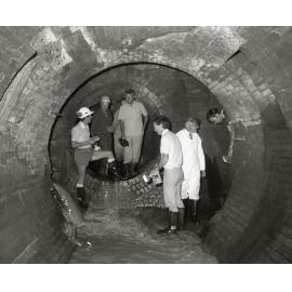 Storm Water Drain under Creek and Adelaide Streets - Brick Construction - 1982