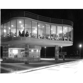 Centenary Swimming Pool At Night.
