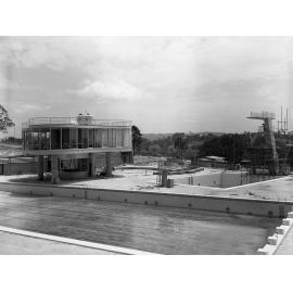Centenary Swimming Pool under Construction.