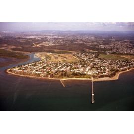 Aerial View of Shorncliffe and Boondall Wetlands -1986