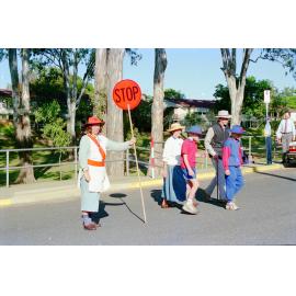 Lollipop Lady at Sherwood State School - 1996