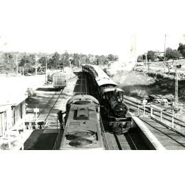 Trains at Sunnybank Station - 1980