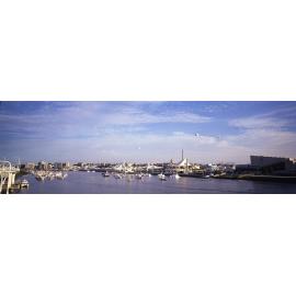 View of Expo 88 from Victoria Bridge - 1988