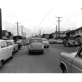 Traffic on Stafford Road - Stafford - 1961
