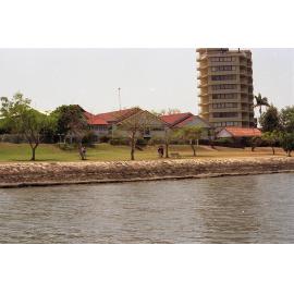 Merthyr Park and Buildings on the Riverbank - New farm - 1991