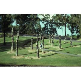  Mt Coot-tha Botanic Gardens - Totem Poles 1991