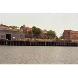 Woolstore from Brisbane River - Teneriffe