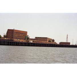 Woolstore from Brisbane River - Teneriffe