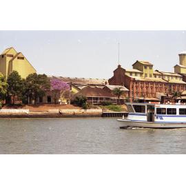 Colonial Sugar Refinery from Brisbane River - New Farm 1991
