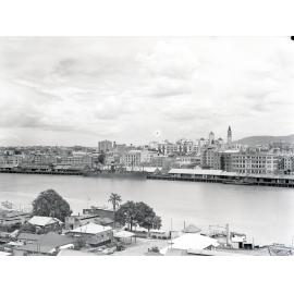 View of City from Story Bridge - 1950