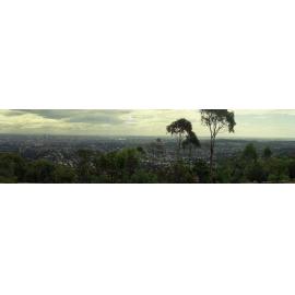 Panorama View from Mount Gravatt Lookout looking north.