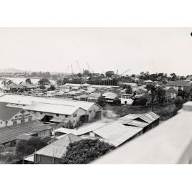 View of Kangaroo Point showing Ship Building Yard from Story Bridge
