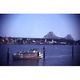 Story Bridge and Kangaroo Point from New Farm - 1965