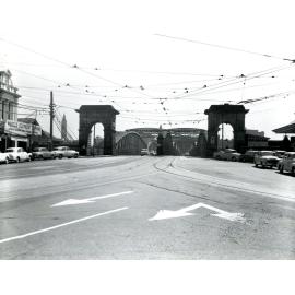 Victoria Bridge - South Brisbane Approach - 1958