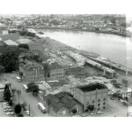 Captain Cook Bridge and Riverside Expressway Under Construction - 1973
