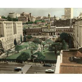 Aerial View of Anzac Square - 1969