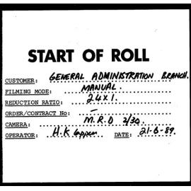 Registration Board Minutes - January/March 1989 - 1/89-522/89