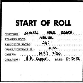 Registration Board Minutes - July/September 1989 - 1135/89-1577/89
