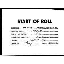 Registration Board Minutes - October/December 1993 - 653/93-890/93