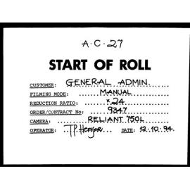 Registration Board Minutes - January/March 1994 - 01/94-187-94