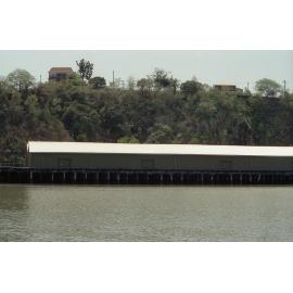 View of Australian Steamships Wharf from River - 1991