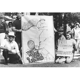 Protest Against Freeway 1970