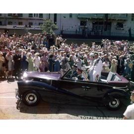 Queen Elizabeth II and Prince Philip - King George Square - 1963
