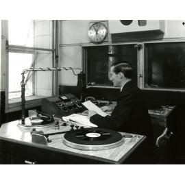 Studio at 4BK Radio - 1961