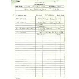 Sir John Chandler Park History File 1946 - 1995