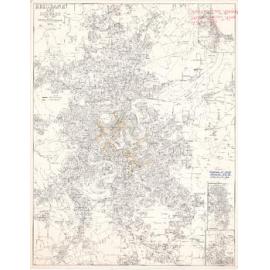 Plans showing removal of Tram tracks Brisbane City 1971