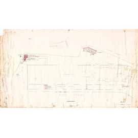 Sketch plan showing layout of Roma Street Markets with stallholders, Brisbane City - 1911