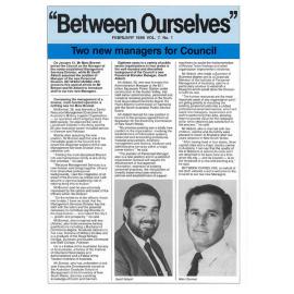 Between Ourselves February 1986