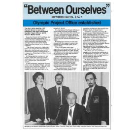 Between Ourselves September 1985