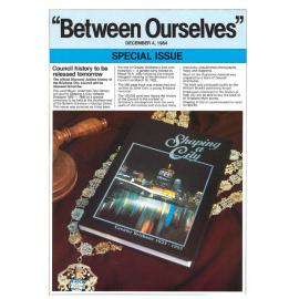 Between Ourselves Shaping a City Special Edition December 1984