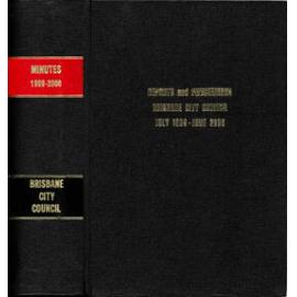 Council Minutes and Proceedings, July 1999 - June 2000