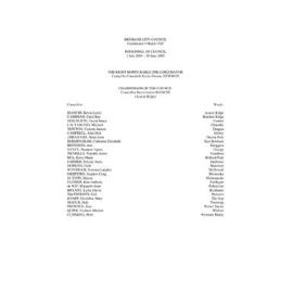 Council Minutes and Proceedings, July 2004 - June 2005